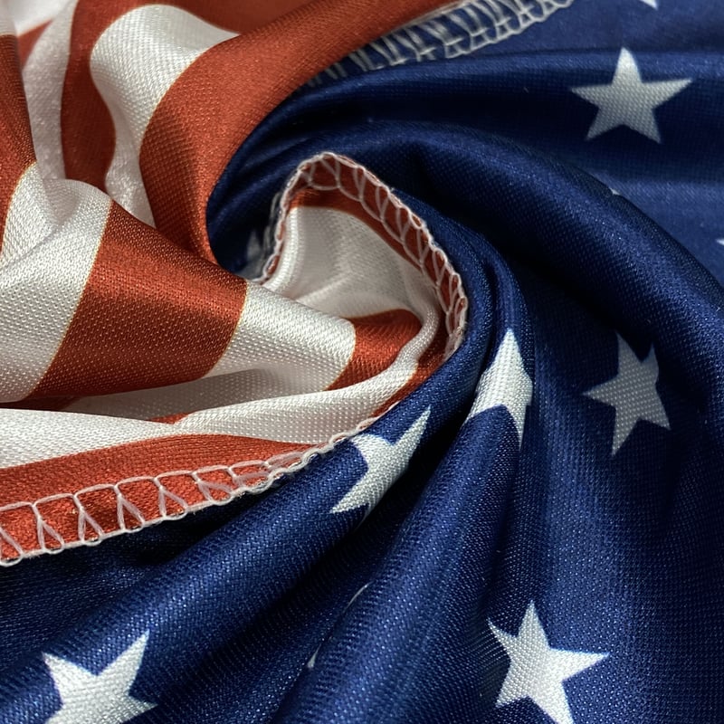 バイカラー 星条旗 DURAGドゥーラグ TIEDOWN インナーキャップ