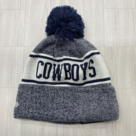 NEWERA USA ニューエラ NFL ダラス カウボーイズ Cowboys 公式 ポンポン付き ニット帽