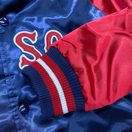 ミッチェル&ネス Mitchell&Ness ボストン レッドソックス サテン スタジアムジャンパー