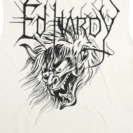 USA仕様 Ed Hardy エドハーディ Demon Cropped Cut Off T クロップ カットオフ Tシャツ (EdT9)