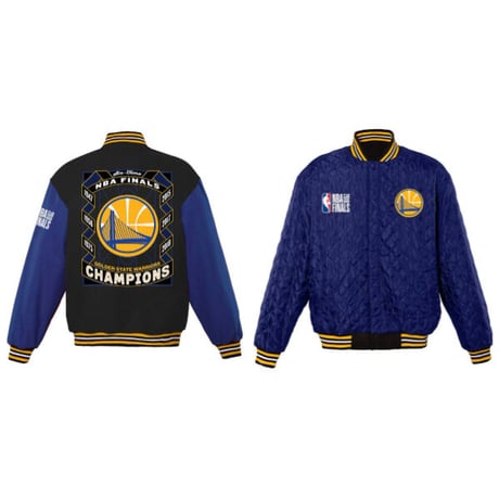 限定チャンピオンズ  JHデザイン NBA ゴールデンステート ウォリアーズ リバーシブル スタジャン