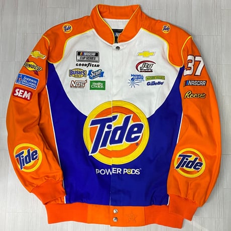 全米最強モータースポーツ NASCAR ナスカー JHデザイン TIDE レーシングジャケット R.PREEC ライアン プリース (NSCR19)