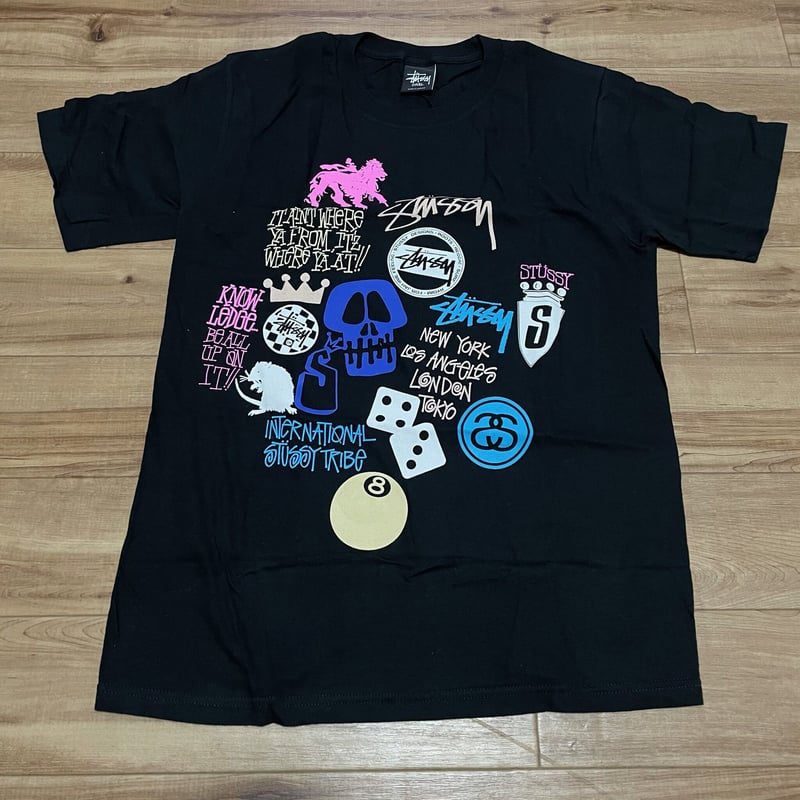 S】 Stussy ステューシー LogoMix ロゴミックス 半袖 Tシャツ SS S】 Stussy ステューシー LogoMix ロゴミックス 半袖 Tシャツ SS
