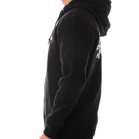 USA正規品 Stussy ステューシー BASIC ベーシック ZIP スウェット ジップアップ 裏起毛 パーカー 黒