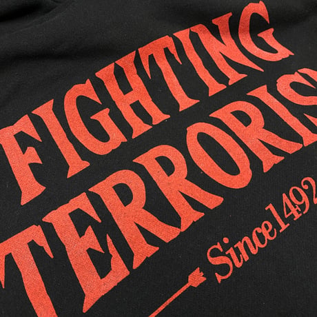 LA発 CreateX5 FIGHTING TERRORISM 1492 グラフィック プルオーバー パーカ (GFX/Hdy23)