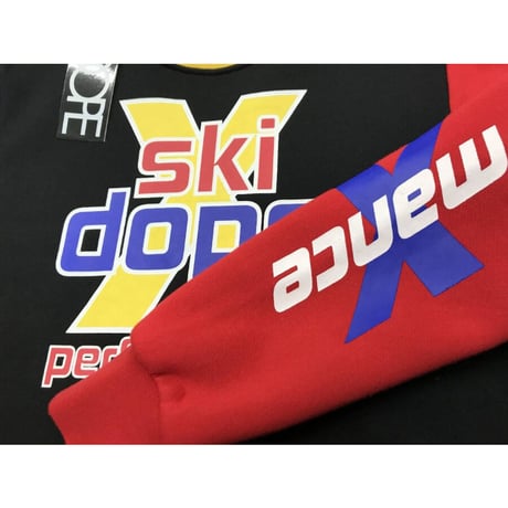 90sスポーツスタイル DOPE ドープ Ski クルーネック トレーナー オールドスクール