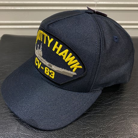 アメリカ製 イーグルクレスト社 CV63 USS キティホーク KITTY HAWK 米海軍 空母 ミリタリー キャップ