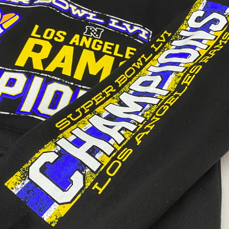 限定 NFL スーパーボウル  LA RAMS ロサンゼルス ラムズ  チャンピオンズ パーカー