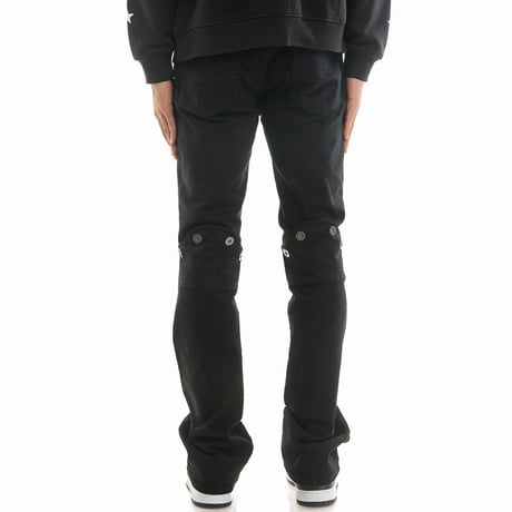 海外限定 KDNK ディーケーエヌケー Stacked Skinny Flare スタックド スキニーフレア ジーンス (JNS60)