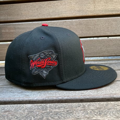 USA限定 NEWERA 59FIFTY ニューヨーク ヤンキース NY Yankees 黒/赤 Executive (19-22)