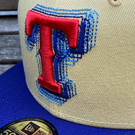 USA仕様 NEWERA テキサス レンジャーズ TEX RANGERS OVERLAP 59FIFTY (28-5)