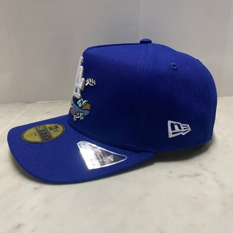 海外限定 NEWERA ニューエラ 59FIFTY Aフレーム LA Dodgers ロサンゼルス ドジャース Cartoon キャップ (15-52)