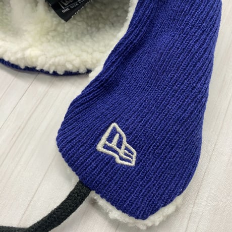 USA限定 ニューエラ Newera ロサンゼルス ドジャース Dodgers 空軍 トラッパーハット 極暖 ニット
