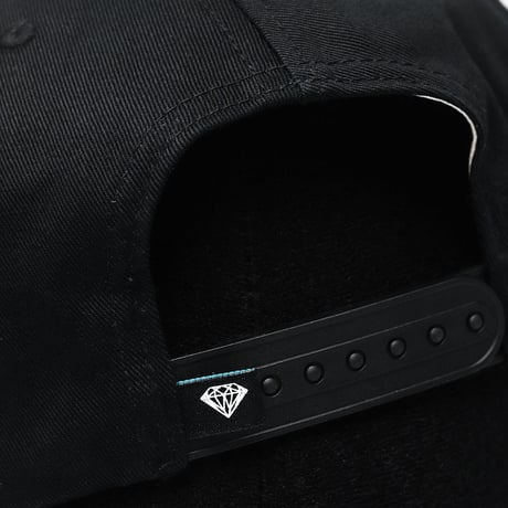 限定コラボ Diamond Supply Co.  × Family Guy ファミリーガイ アメコミ 黒 スナップバックキャップ