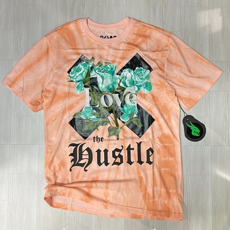 USAブランド GOAT Solo ゴートソロ ROSE 薔薇  グラフィック 半袖 Tシャツ タイダイ　(GT11)