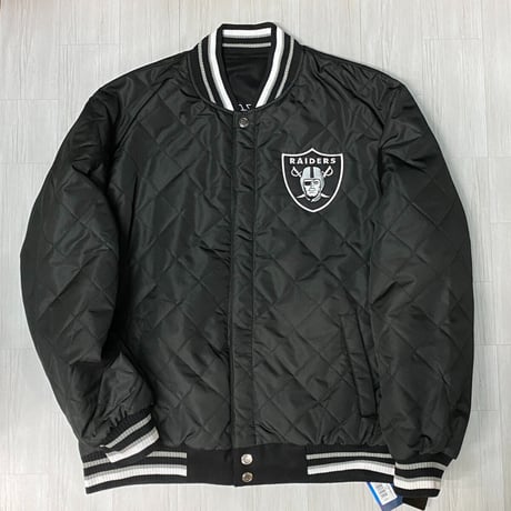 NFL公式 JHデザイン Raiders ラスベガス レイダース 限定 チャンピオンズ リバーシブル スタジャン