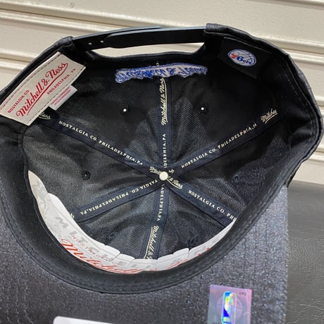 Mitchell&Ness ミッチェル&ネス NBA 76ers フィラデルフィア シクサーズ スナップバックキャップ