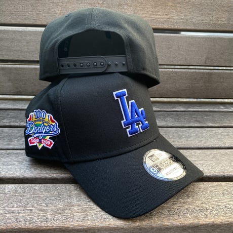 海外限定 Newera ニューエラ 9Forty Aフレーム LA Dodgers ドジャース キャップ 100th Anniv (940-110)