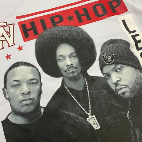 LA発 WC HIPHOP Legends ウェストコースト グラフィック ヘビーウェイト Tシャツ (GTS44)