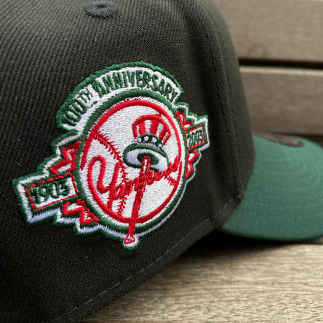 海外限定 Newera ニューエラ 9Forty A-Frame Aフレーム NY Yankees ヤンキース 100周年記念 (940-100)