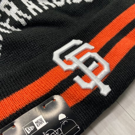 NEWERA USA ニューエラ MLB サンフランシスコ ジャイアンツ SF Giants ポンポンニット帽