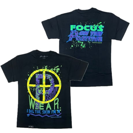 LA発 Positive Wear Clothing ポジティブウェア クロージング Splatter Target Tシャツ (PWT35B)