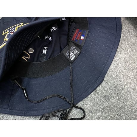 独立記念日モデル NEWERA ニューエラ Rays TB レイズ BUCKET バケットハット 紺  MLB 星条旗