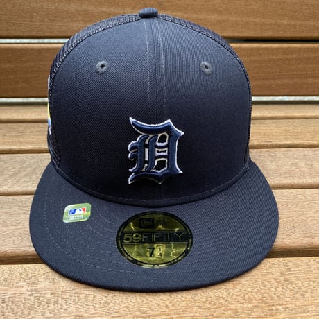限定 NEWERA ニューエラ 59FIFTY スプリングトレーニング メッシュキャップ  Tigers タイガース 紺