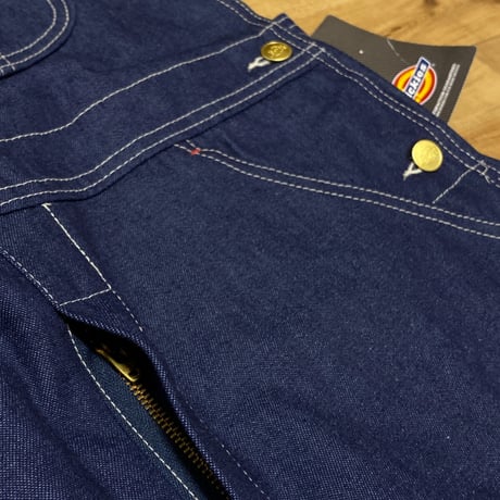 USAモデル Dickies ディッキーズ Bib Overall オーバーオール インディゴブルー (OA8)