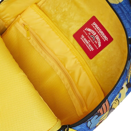 米国仕様 SPRAYGROUND ミニオンズ Minions マッドネス ペイント シャークマウス バックパック (BKPK7)
