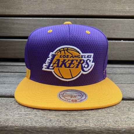 米国モデル Mitchell&Ness ミッチェル&ネス NBA ロサンゼルス レイカーズ Lakers スナップバックキャップ
