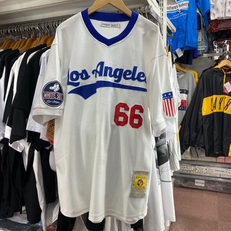 二グロリーグ NEGRO LEAGUE 『ロサンゼルス ホワイトソックス』 ＃66 V ベースボールシャツ