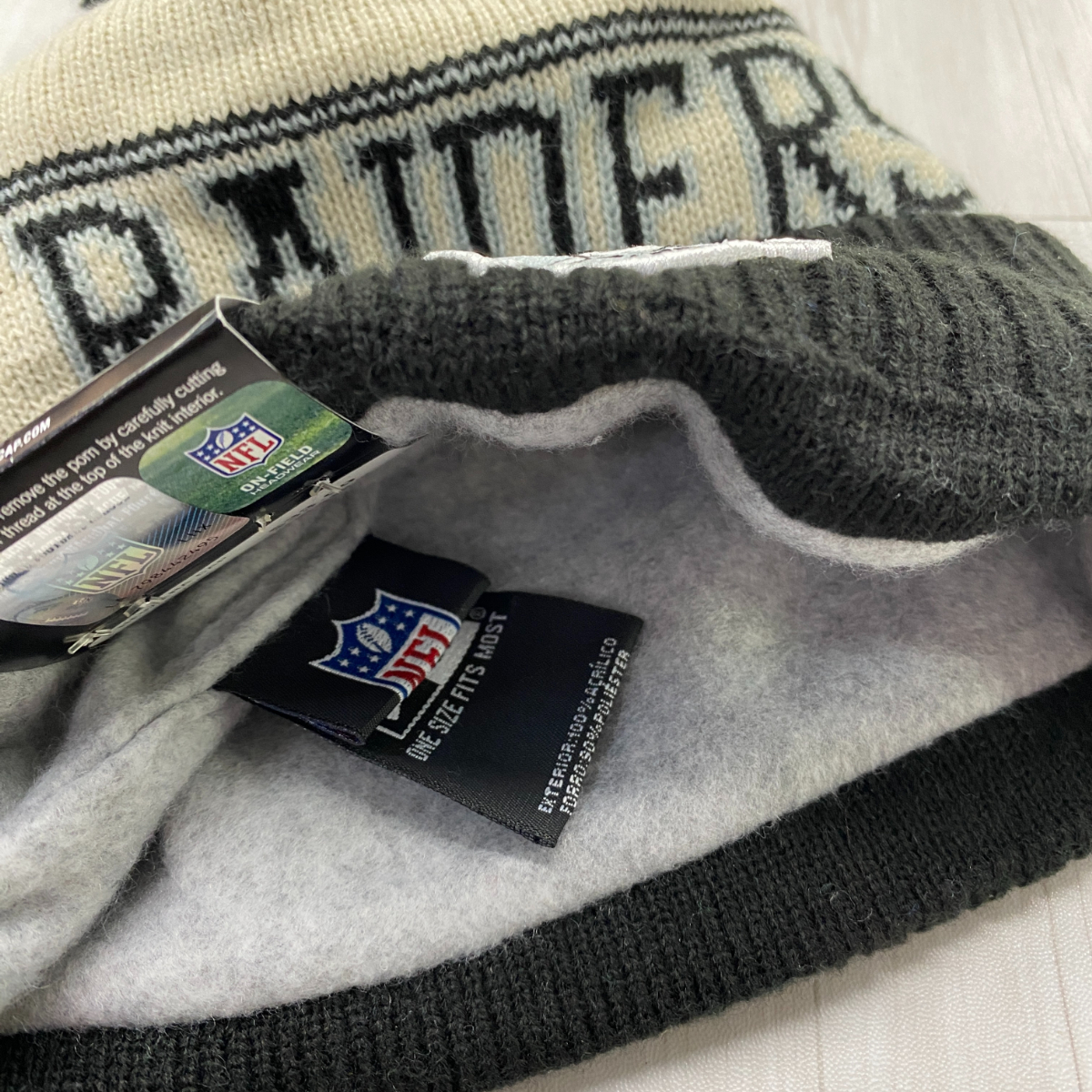 NEWERA ニューエラ NFL 公式 ニット帽 LV Raiders ラスベガス