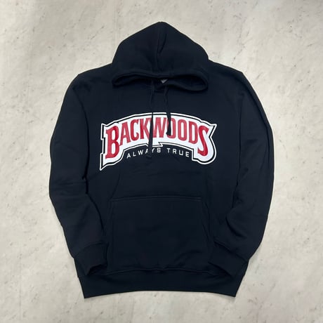 LA発 BACKWOODS バックウッズ グラフィック プルオーバー パーカー TABACCO (GFX/Hdy3)