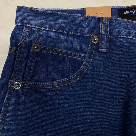老舗LAブランド KnoBetta 999 ノーベター 太め バギースタイル カーゴデニム DARK BLUE (JNS26)