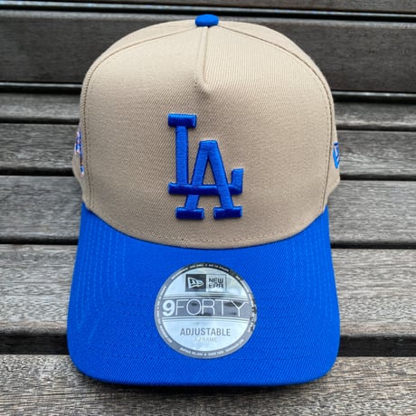 海外限定 Newera ニューエラ 9Forty A-Frame Aフレーム LA Dodgers ドジャース キャップ 75th WS (940-96)