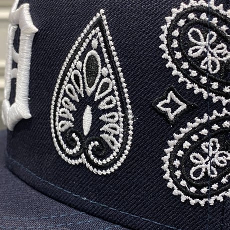 USA限定 Newera ニューエラ 9FIFTY ペイズリー スナップバック MLB デトロイト タイガース