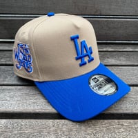 海外限定 Newera ニューエラ 9Forty A-Frame Aフレーム LA Dodgers ドジャース キャップ 75th WS (940-96)