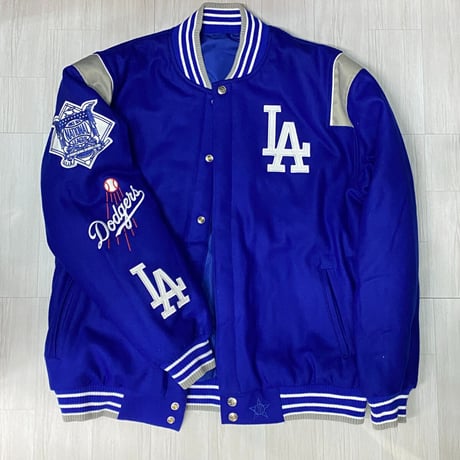 USA限定 JHデザイン LA dodgers ドジャース MLB ナショナルリーグ リバーシブル スタジャン