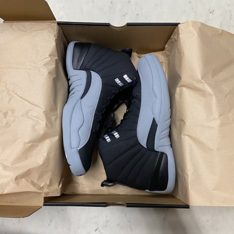 NIKE ナイキ AIR JORDAN12 RETRO エアジョーダン12 レトロ Black Wofl Grey (AJ126)