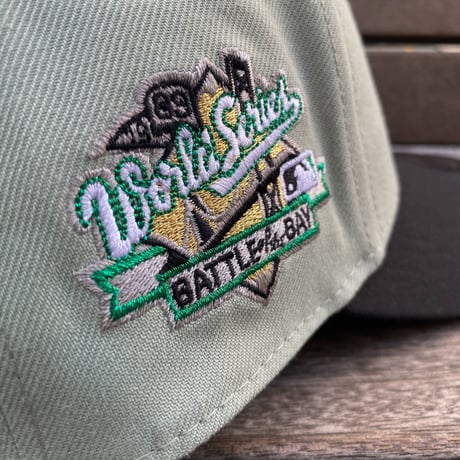 海外限定 Newera ニューエラ 9Forty Aフレーム Athletics アスレチックス 1989WS BATTLE of the BAY (940-226)