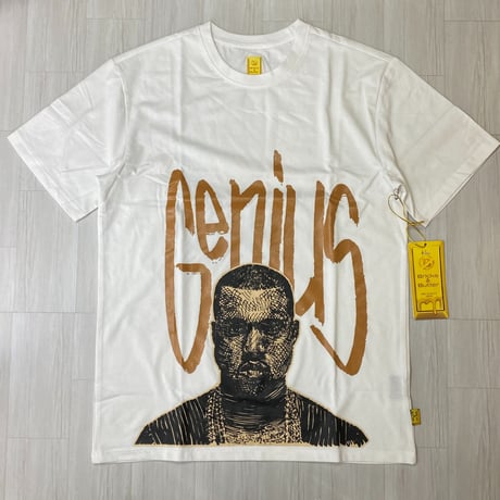 米国ブランド Bricks & Butter ブリックス＆バター 半袖 GENIUS グラフィック Tシャツ 白