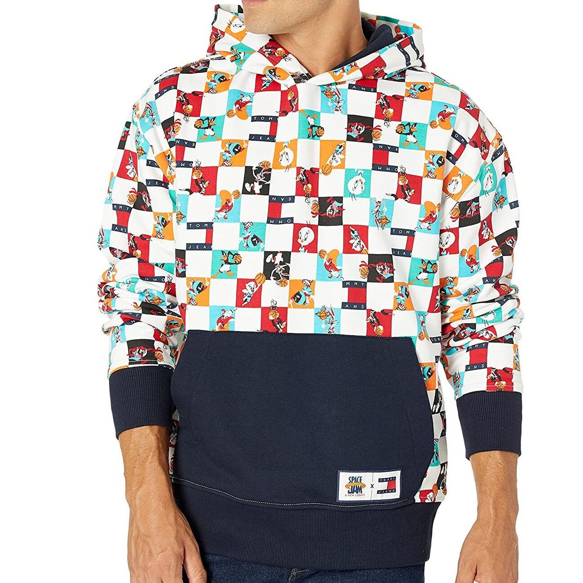 限定コレクション TOMMY JEANS スペースジャム LooneyTunes 総柄 プルオ