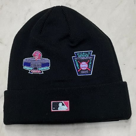 USA限定 NEWERA ニューエラ MLB WSチャンピオンズ ニット帽 ピッツバーグ パイレーツ Pirates