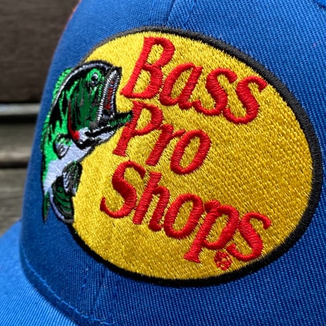 限定USA州旗パッチ Bass Pro Shops バスプロショップス 刺繍ロゴ フロリダ FL メッシュキャップ (Bps49)
