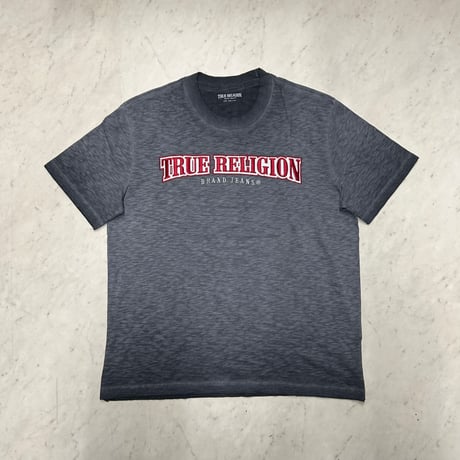 True Religion トゥルーレリジョン Embroidered Logo Tshirts 刺繍ロゴ Tシャツ  (TRUE-TS9)
