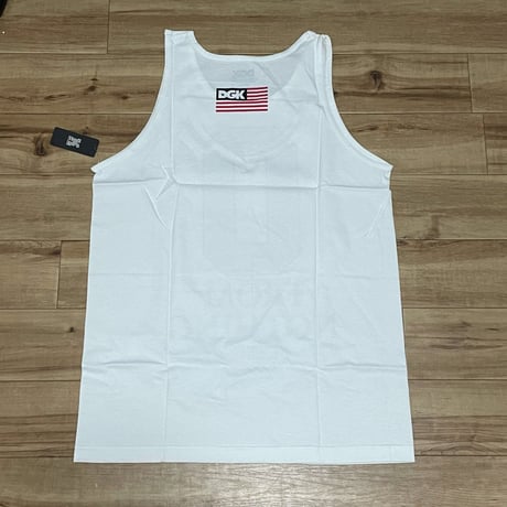 LA発祥 DGK ディージーケー タンクトップ グレー 白 Nothing スケーターストリート