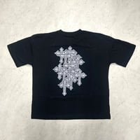 米国ブランド FWRD Denim NY クリスタル 十字架 半袖 Tシャツ Crystalized Templar Tee (CropT15)