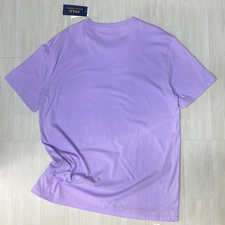 USAモデル POLO RALPH LAUREN ラルフローレン ポニー刺繍 クルーネック Tシャツ LAV (RL9)