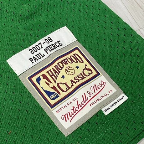 Mitchell&Ness NBA HWC ボストン セルティックス Celtics ピアース ＃34 バスケシャツ